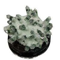 Wholesale 1lb lb Natural stones and minerals healing crystals Green Crystal Cluster Geode Druzy Home Decoration Gemstone Specimen