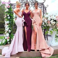 peach and lavender bridesmaid dresses