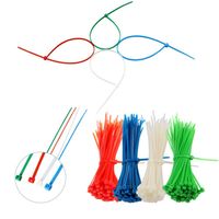 Wholesale mm Nylon Cable Ties Self lock Zip Tie Industrial Wire Fastener Black Blue Yellow Green Red White Color choose