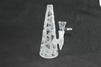 Wholesale Scrub glass water pipe for sale A very nice transparent glass handicraft