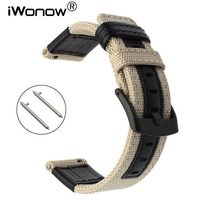 Wholesale 22mm Genuine Nylon Leather Watchband Quick Release for Samsung Gear S3 Classic Frontier Gear Neo Live Watch Band Wrist Strap