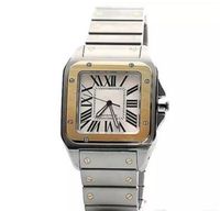 Wholesale Limited quantity Car Sans series W200728G wrist mens watch automatic movement white face L steel original strap watch men