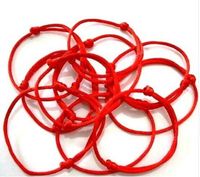 Wholesale Fast Shipping KABBALAH HAND Made Red String Bracelet EVIL Eye Jewelry Kabala Good Luck Bracelet Protection
