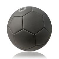 Wholesale Cool Matte black Football Good Quality Street Offical Size Soccer Ball Training