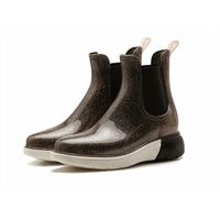 Aleafalling Ankle Regen Stiefel Britischen Mode Plattform Aleafalling Ankle Regen Stiefel Britischen Mode Plattform