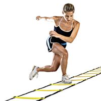 Wholesale New Outdoor Fitness Equipment Rung Feet M Agility Ladder for Speed Soccer Football Fitness Feet Training With Bag