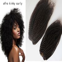 Wholesale Afro Kinky Curly Virgin Hair Weave Bundles Remy Hair Weaving Mongolian Kinky Curly Hair G
