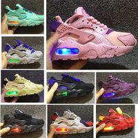 Flash Kids Huarache Runing Shoes ragazzi runner Bambini Illuminati huaraches outdoor toddler athletic boys girls Scarpe da ginnastica per bambini