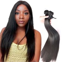 Wholesale 8a Mink Hair Extensions Wefts Unprocessed Brazilian Human Hair Silky Straight Hair Weave Bundles Inhces Natural Color For Women