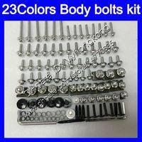 Wholesale Fairing bolts full screw kit For KAWASAKI ZZR400 ZZR ZZR ZZR600 Body Nuts screws nut bolt kit Colors