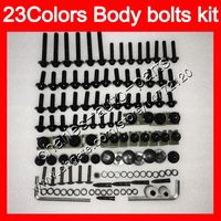 Wholesale Fairing bolts full screw kit For KAWASAKI ZX6R ZX R R ZX R Body Nuts screws nut bolt kit Colors