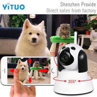 Wholesale IP Camera WiFi Wireless Smart Dog Security Cameras Micro SD Network Rotatable Defender Home Telecam HD P CCTV IOS PC YITUO
