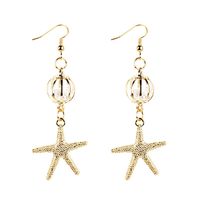 Wholesale Autumn Winter New Earrings European Fashion Pendant Personality Starfish Ocean Series Ornaments
