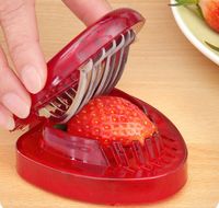 Wholesale Strawberry Slicer Fruit Vegetable Tools Carving Cake Decorative Cutter Shredder Cooking Kitchen Gadgets Accessories Supplies c556