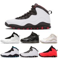 Wholesale 10S Cool Grey Basketball Shoes Westbrook Chicago I m Back OVO Black Drake Powder Blue Steel Mens Sports Sneakers