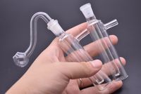 Wholesale Newest MINI cheap water oil rig bong small protable Ash Catchers downstem water Bong for smoking with mm adapter and hose