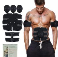 Wholesale Electric EMS Stimulator Abdominal Trainer Muscle Toner Abdominal Arm Muscles Abs Body Pad Sculpting Exercise Machine Smart Fitness Massager