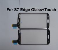 Wholesale New Outer LCD Front Screen Glass Touch Replacement Parts For Samsung Galaxy S7 edge Touch Screen