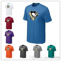 News Pittsburgh Ice hockey T-shirt for men and women In the spring and autumn Offset printing free shipping