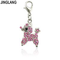 Wholesale JINGLANG Pieces Dog Vintage Metal Charms Pendant For Jewelry Making Diy Zinc Alloy Animals Pendant Charms