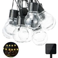Wholesale Clear Bulb Globe Solar String Lights Outdoor Waterproof CM Big ball LED Fairy Lights Outdoor LED Decorative Lights