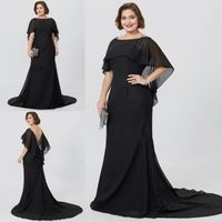 Wholesale 2020 Elegant Formal A Line Mother Of The Bride Dresses prom Dresses custom made sexy wrap backless with crystal evening gowns