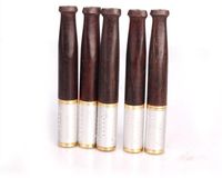 Wholesale 11mm for the core rod holder rosewood double filter cigarette holder can clean the wood mahogany cigarette