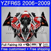 Wholesale Body For YAMAHA Santander red new YZF R6 S R S YZF600 YZFR6S HM YZF YZF R6S YZF R6S Fairings Kit