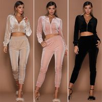 Wholesale Explosions cotton padded jacket women s clothing winter suede sports tight casual sexy women s clothing