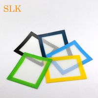 Wholesale Glass fiber food grade silicone cm heat resistant concentrate bho wax slick oil square shape non stick silicone baking mat pads