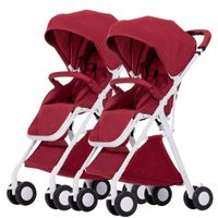 Wholesale Twin baby stroller can sit and can lie down high landscape baby stroller convenient folding damping