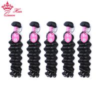 Wholesale Queen Hair Products New Arrival Unprocessed Brazilian Virgin Human Hair Extensions Weave More Wave Top Quality Fast Shipping