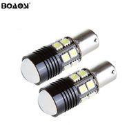 4-Pack 12V 1156 BA15S 5050 18-smd LED White Car RV Trailer Light Bulb 7503 1141