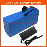 Wholesale Rechargeable V AH AH Electric Bike battery Pack S V AH W Lithium ion Ebike Batteries with PVC case A BMS V A charger