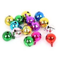 Wholesale 12MM Silver Golden Mix Color Copper Jingle Bells Loose Beads Pendants Party Christmas Supplies Gift DIY Craft Accessories