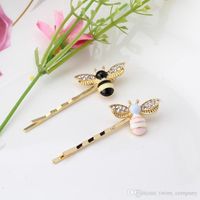 Wholesale Cute Girls Crystal Wings Bees Hair Jewelry Animal Styles Hairpins Hair Clips for Women s Hair Accessories Barrettes