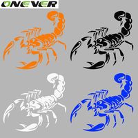 Wholesale 3D Ca r Stickers and Decals Cute Scorpion C ar Styling Stickers cm Funny Car Sticker Fo r BMW VW Ford Toyota Honda Kia Stickers