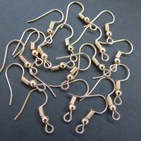 Wholesale 1000pcs DIY Earring Parts Earrings Clasps Hooks Findings Component DIY Jewelry Making Accessories Alloy Hook Ear Wire Jewelry