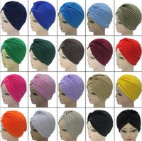 Wholesale Unisex India Cap Women Turban Headwrap Hat Skullies Beanies Men Bandana Ears Protector Hair Accessories