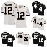 Wholesale Factory Outlet Cheap Mens UCF Smith McGowan Anderson Black White Best Quality College Football Jerseys