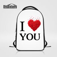 Wholesale Women Laptop Backpack Valentine s Day Gift Children Fashion School Bags Female Mochilas Funny Rugzak Girls Bagpack Backpacking Drop Shipping
