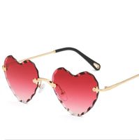 Vente En Gros Lunettes De Soleil Coeur Damour Rouge 2019 En