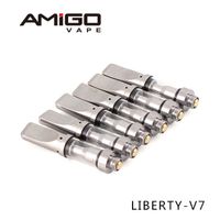 Wholesale iTsuwa Amigo Oil Cartridges ML Vape Pen Vaporizer Amigo Liberty V7 Ceramic Vape Pens Dual Coil Cartridges Vaporizer Pens