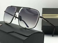 Wholesale Mens Oversized Square pilot Sunglasses Gunmetal Frame gafas de sol Sunglasses vintage glasses New with Box