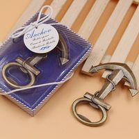 Wholesale Anchor Bottle Opener for Wedding Beach Themed Nautical Bridal Sea Party Decorations Party Wedding Favors