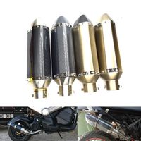 EFORCAR 1pcs Motorcycle Universal Exhaust Db Killer Muffler Adjustable Silencer for Length 4.8cm Outlet Dia