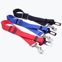 Wholesale Pet Cat Dog Safety Vehicle Car Seat Belt Travel Dog Accessories Clip Lead Restraint Harness traction New Adjustable lead30