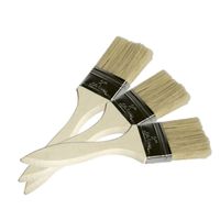 Wholesale 3PCS Barbecue Seasoning Brush Wooden Hand Pork Bristle Grilled Wooden Handle High Quality bbq Brush Sauce