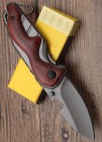 Wholesale wholesaler X70 wood handle Multi function Pocket Folding Knife sharp Blade Tactical Survival Camping Knives Outdoor tools
