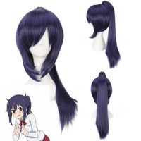 Wholesale Himouto Umaru chan Motoba Kirie blue purple synthetic wig anime cosplay wig